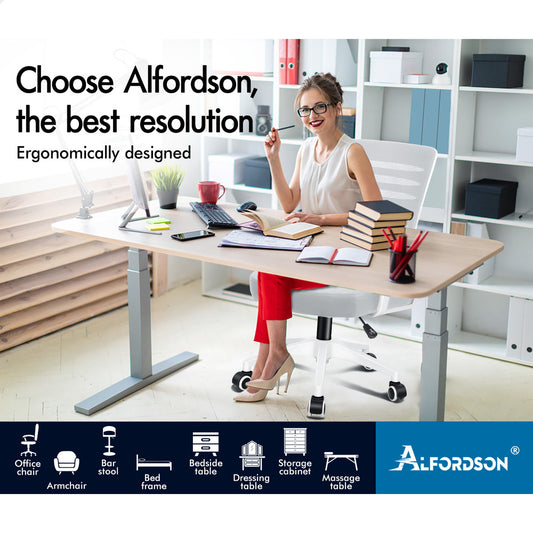 ALFORDSON Mesh Office Chair Executive Computer Fabric Seat Racing Work