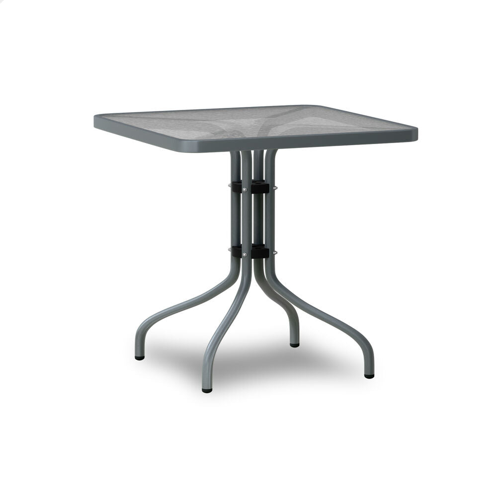 ALFORDSON Outdoor Furniture Patio Coffee Side Table Garden 60CM Square Grey