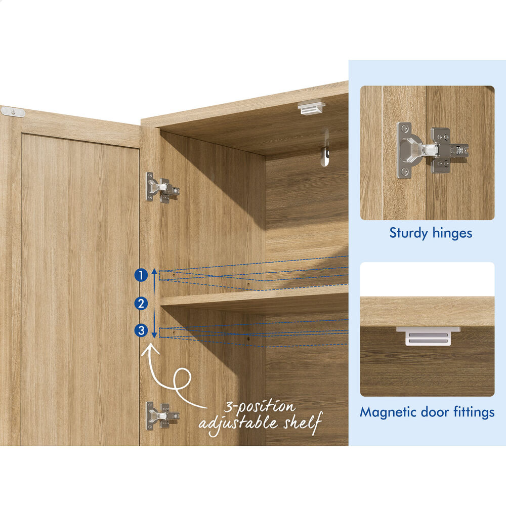 ALFORDSON Sideboard Buffet Cupboard Storage Cabinet Hallway Kitchen Drawer Table