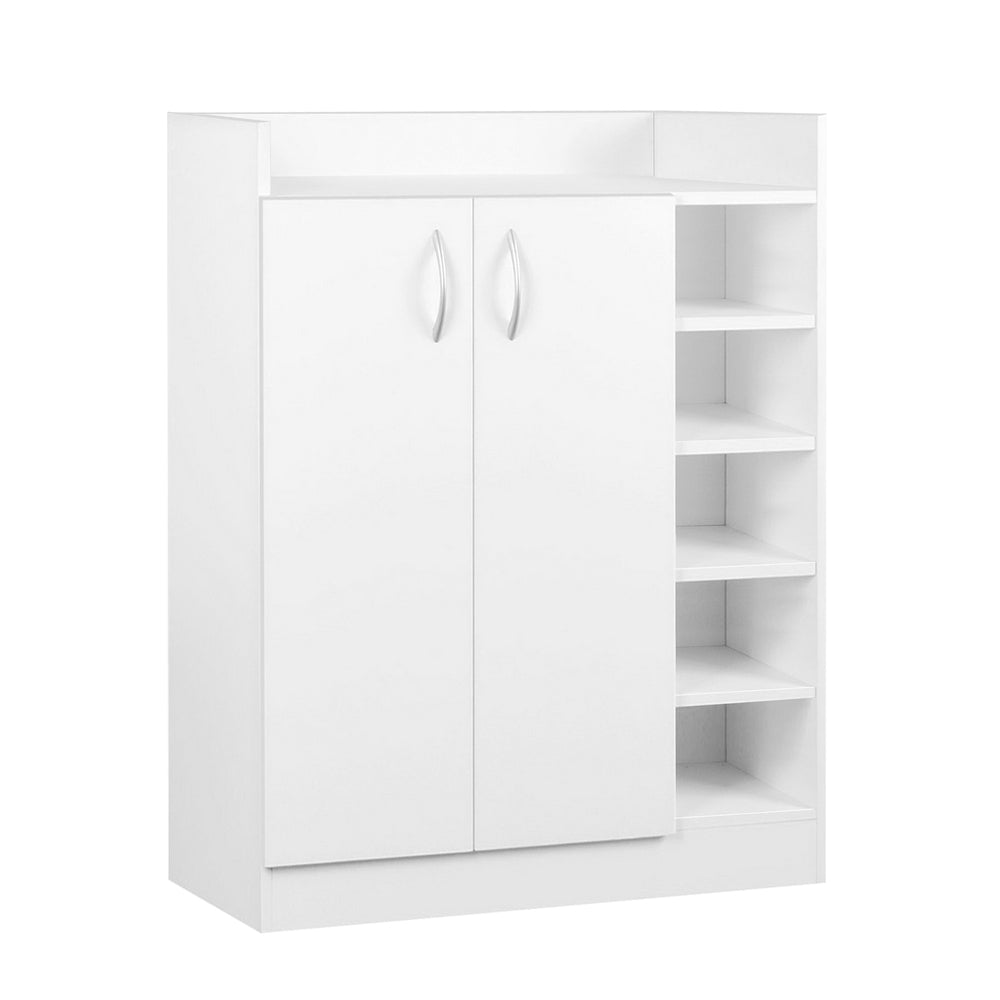 ALFORDSON Shoe Cabinet Storage Rack 21 Pairs White