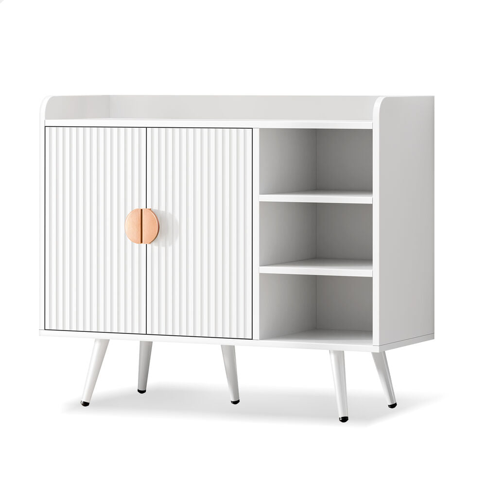 ALFORDSON Shoe Cabinet Organiser Storage Rack Drawer Shelf 18 Pairs White