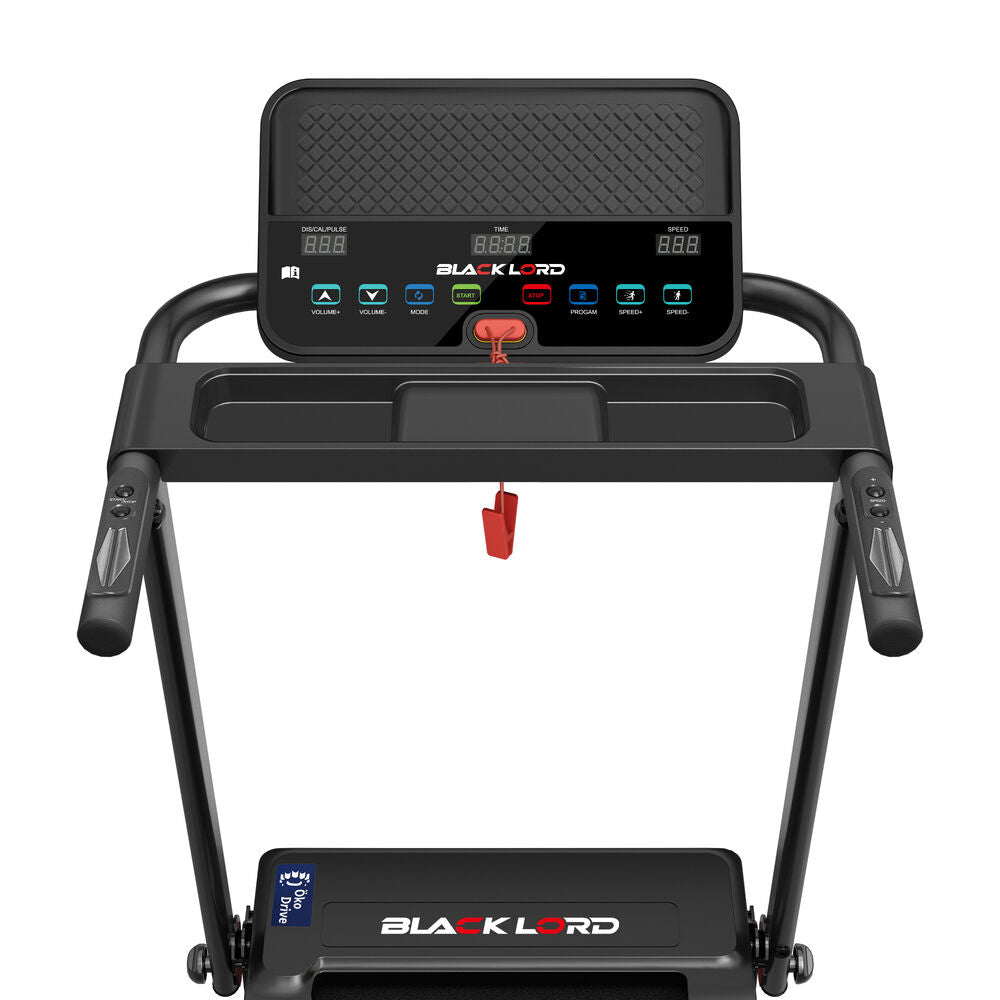 BLACK LORD Treadmill Electric Exercise Running Folding Machine Home Gym Fitness