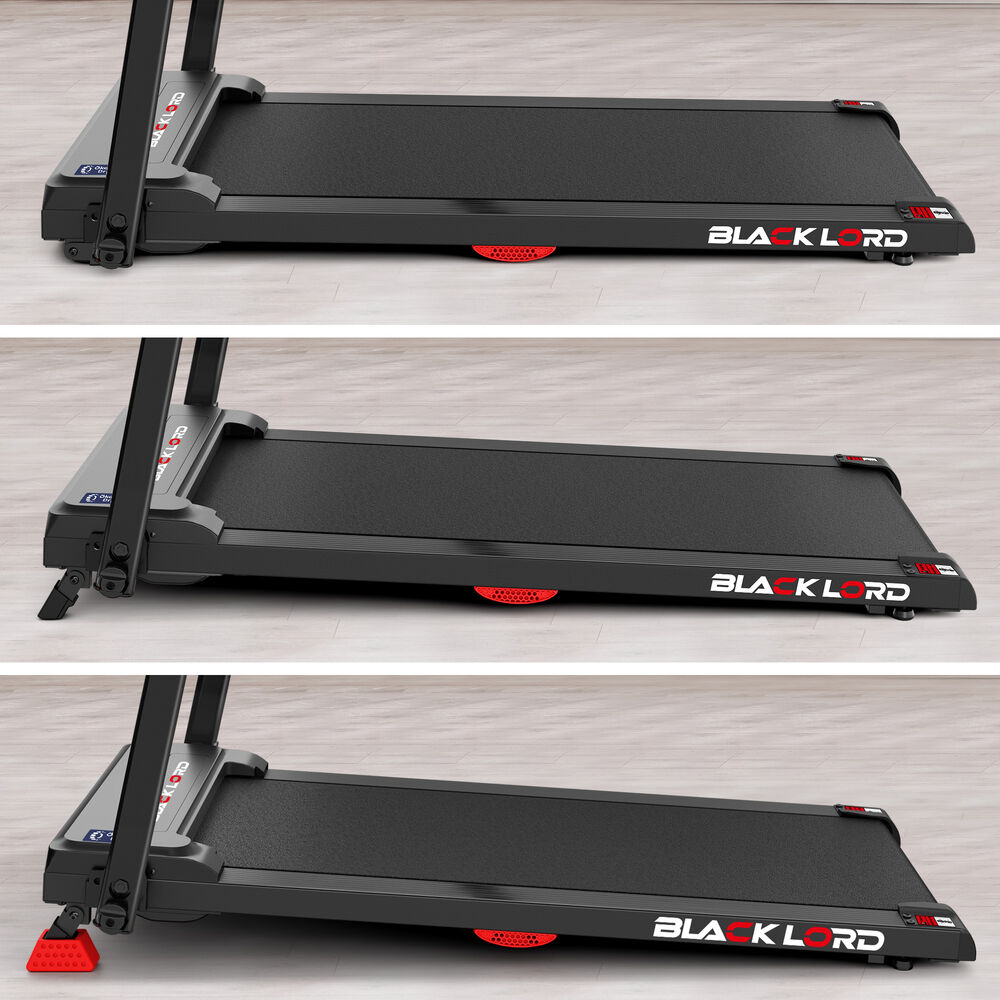 BLACK LORD Treadmill Electric Exercise Running Folding Machine Home Gym Fitness