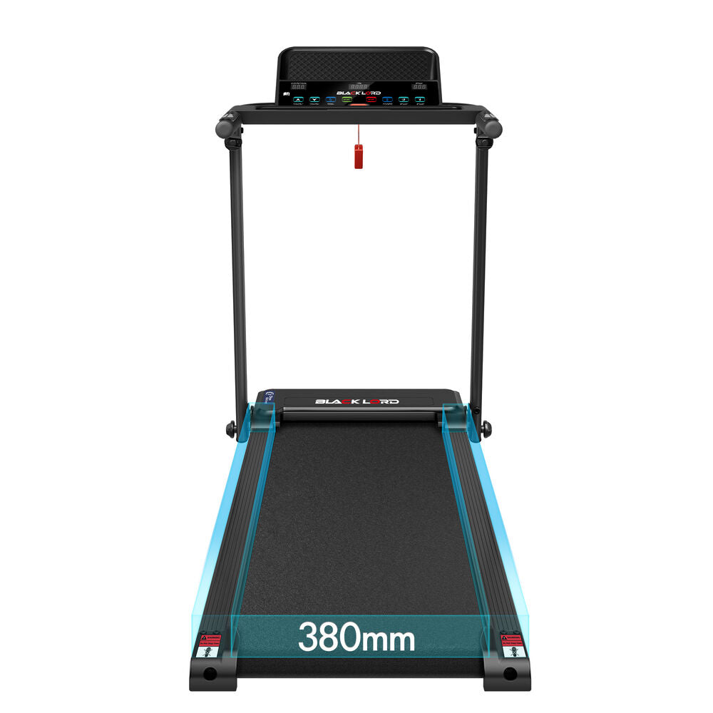 BLACK LORD Treadmill Electric Exercise Running Folding Machine Home Gym Fitness