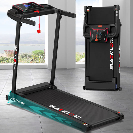 BLACK LORD Treadmill Electric Home Gym Fitness Foldable Running Machine Incline