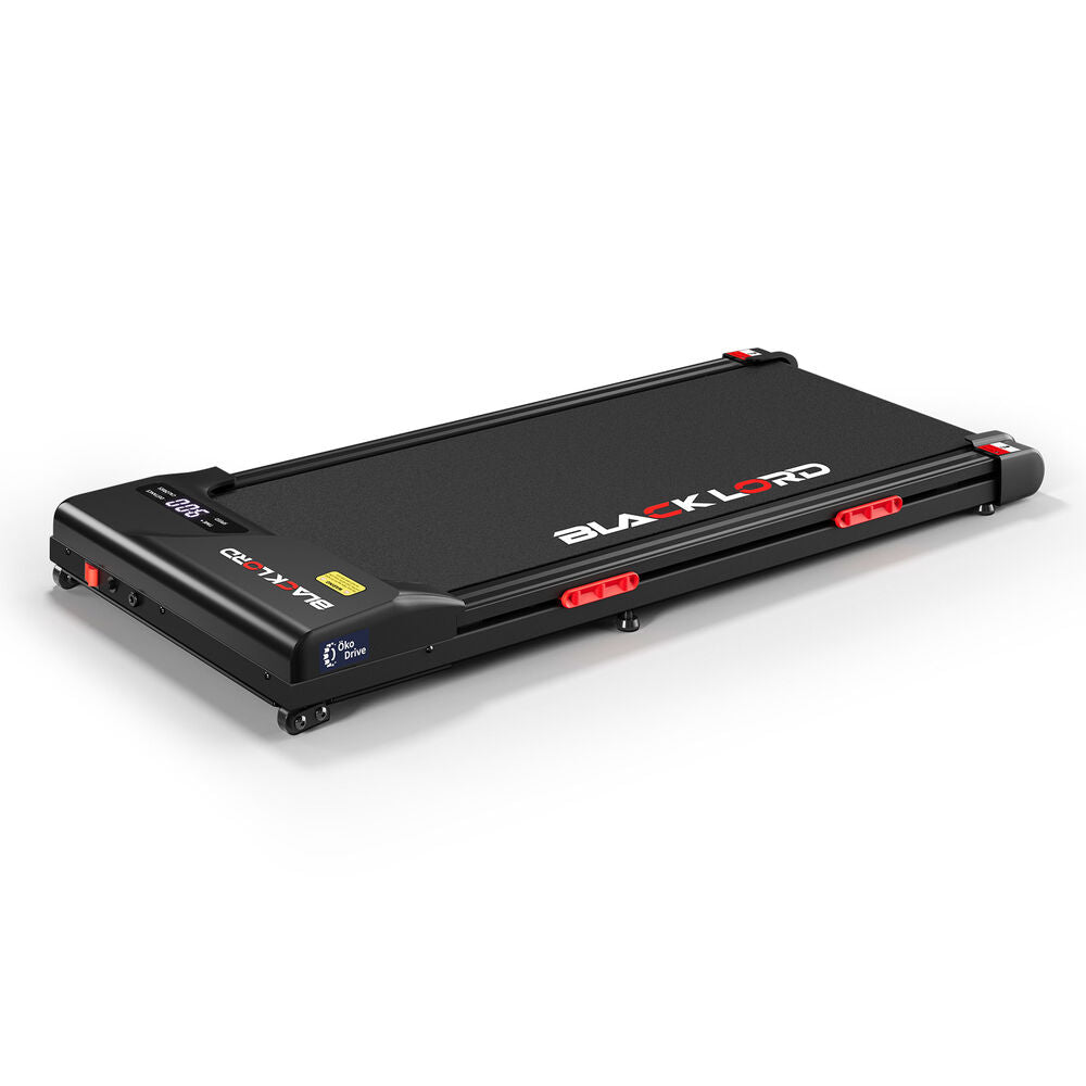 BLACK LORD Treadmill Electric Walking Pad Incline Gym Brushless Motor Black