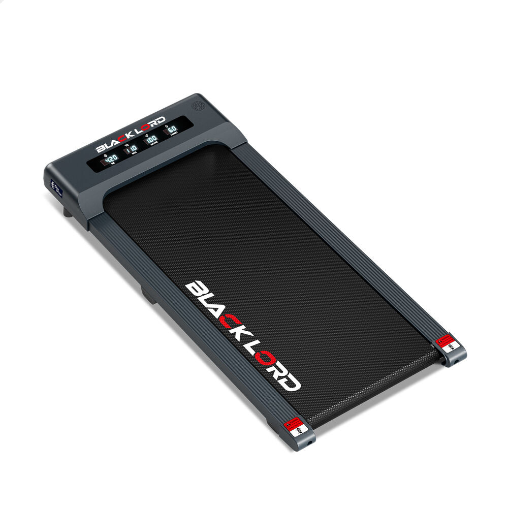 BLACK LORD Treadmill Electric Walking Pad Under Desk Home Gym 400mm Grey