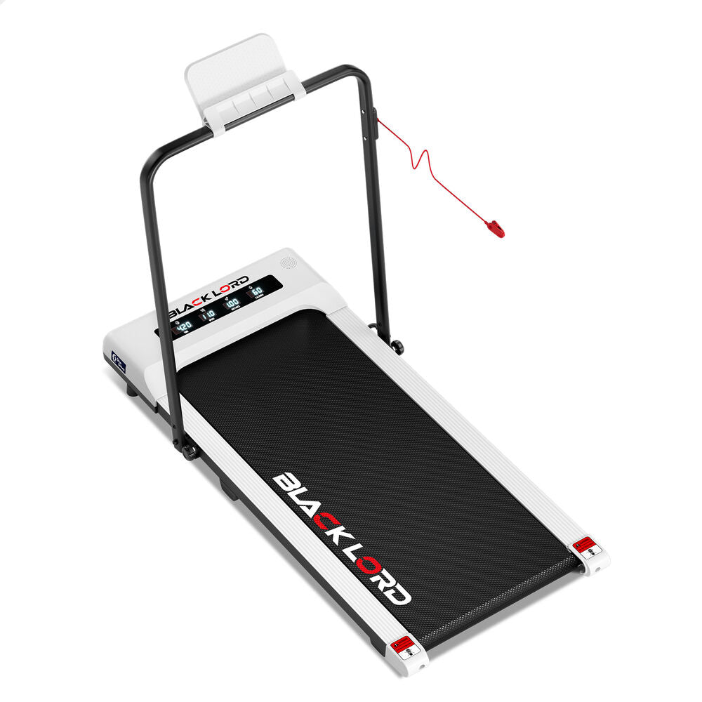 BLACK LORD Treadmill Electric Walking Pad Under Desk Foldable Gym 400mm White