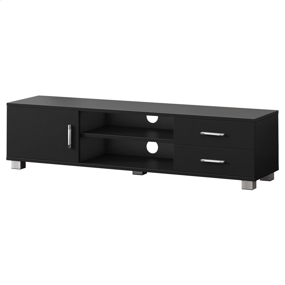 ALFORDSON Entertainment Unit TV Cabinet Stand 120cm Black
