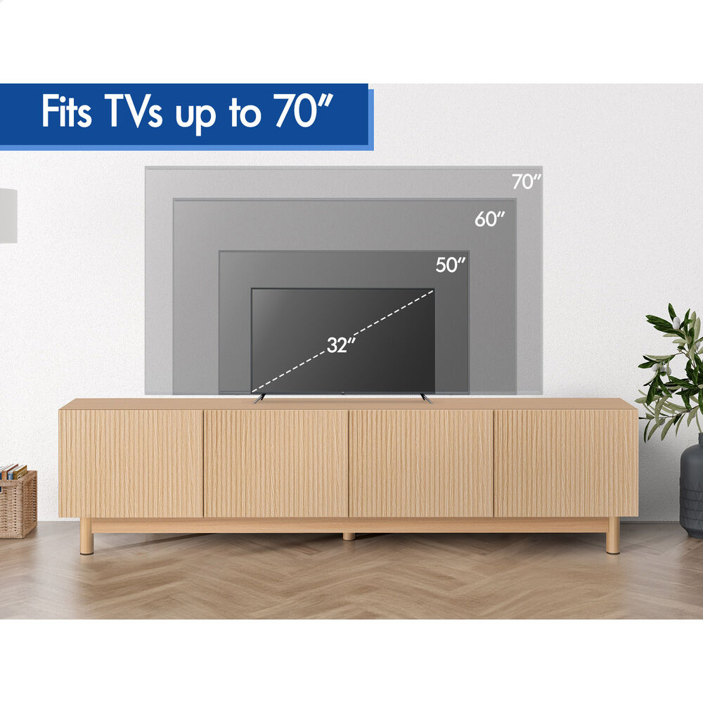 ALFORDSON Entertainment Unit TV Cabinet Stand 180cm Oak