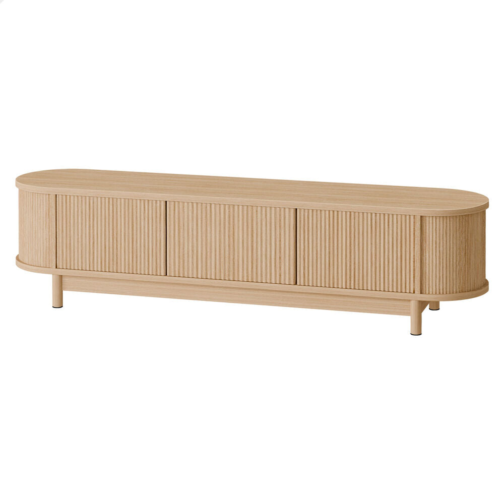 ALFORDSON TV Cabinet Entertainment Unit Stand 160cm Storage Shelf Wood