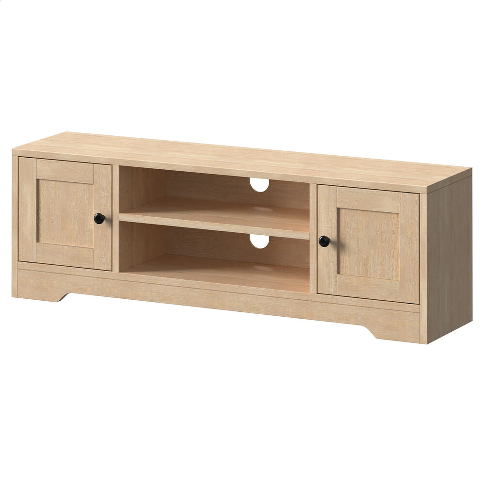 ALFORDSON TV Cabinet Entertainment Unit Stand 120cm Hamptons Storage Wood