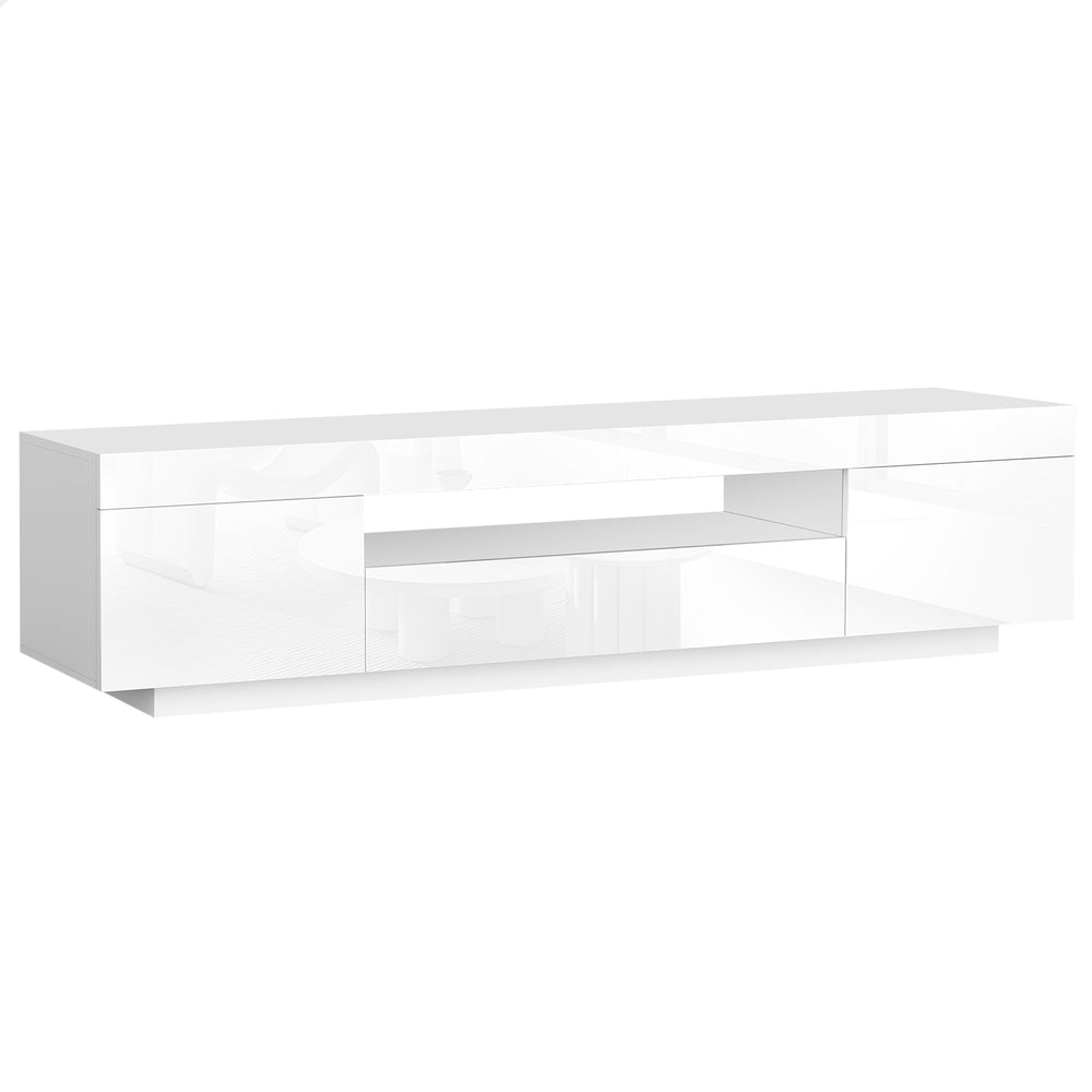 ALFORDSON Entertainment Unit 180cm TV Cabinet LED White