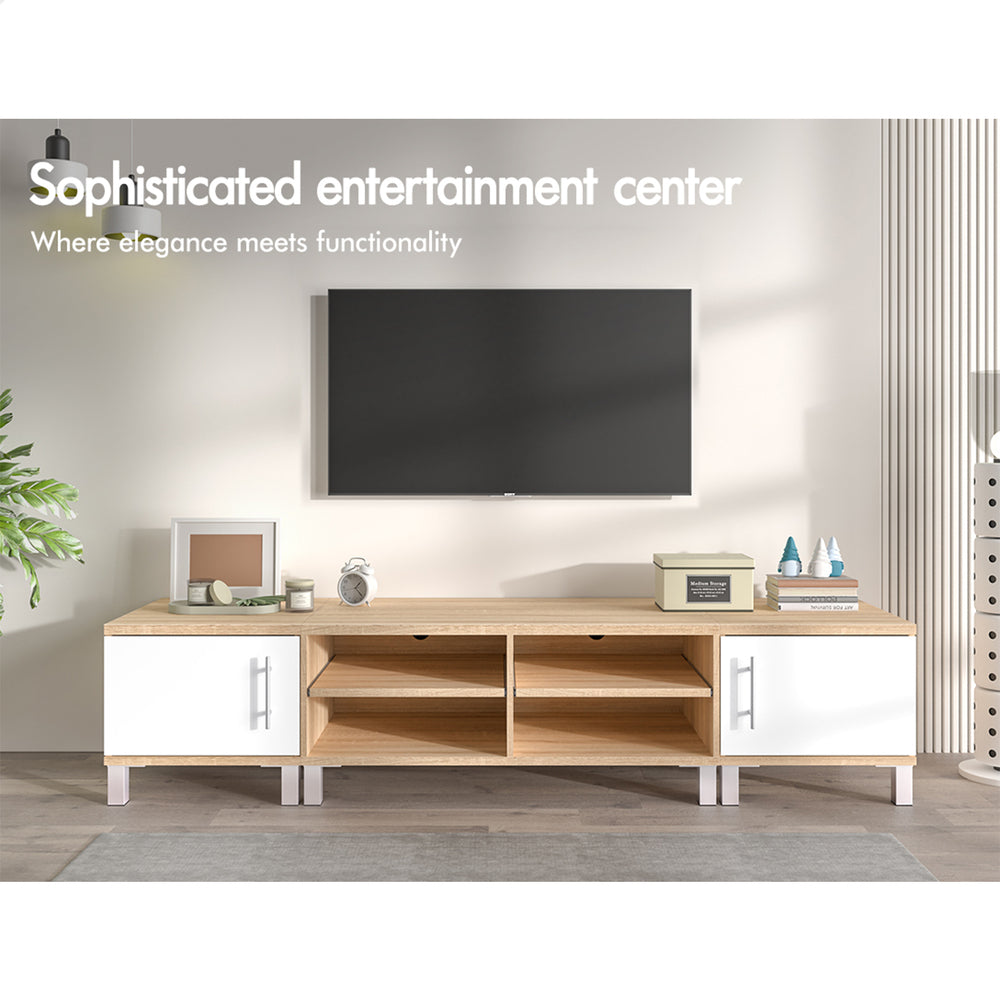 ALFORDSON Entertainment Unit TV Cabinet Stand 190cm Wood