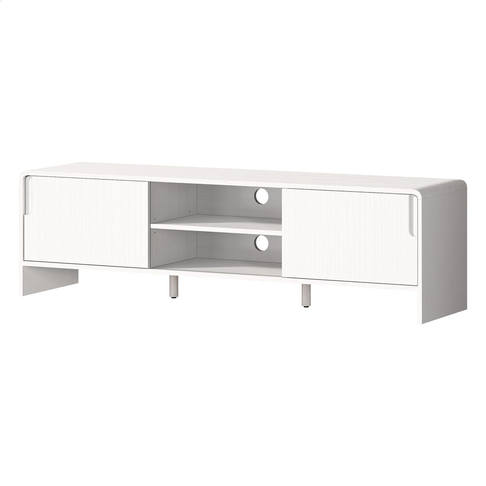 ALFORDSON Entertainment Unit TV Cabinet Stand 150cm Storage Sliding Doors Shelf
