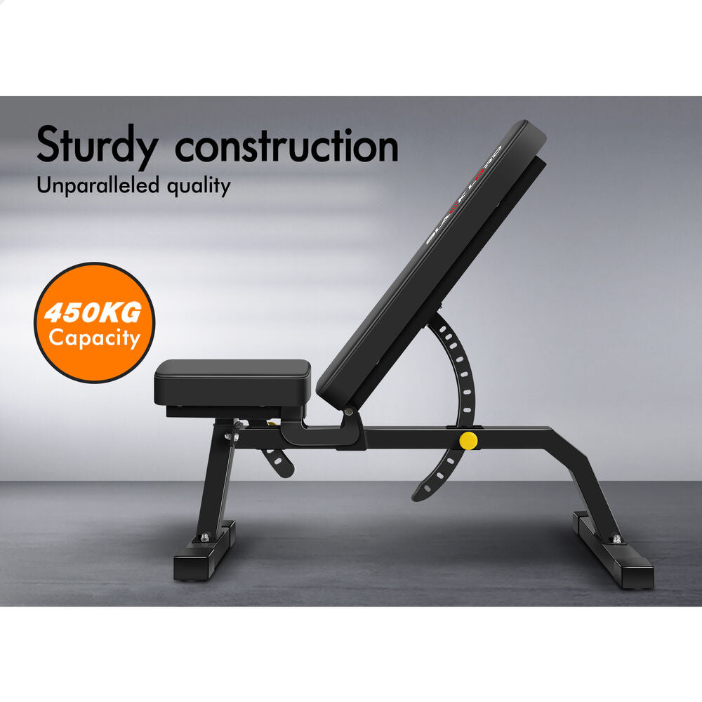BLACK LORD Weight Bench Flat Incline Press