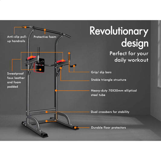BLACK LORD Power Tower Weight Bench Chin Up