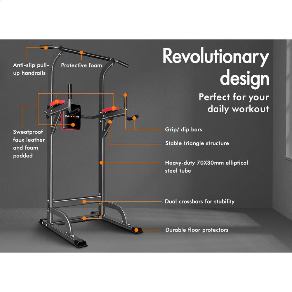 BLACK LORD Power Tower Weight Bench Chin Up