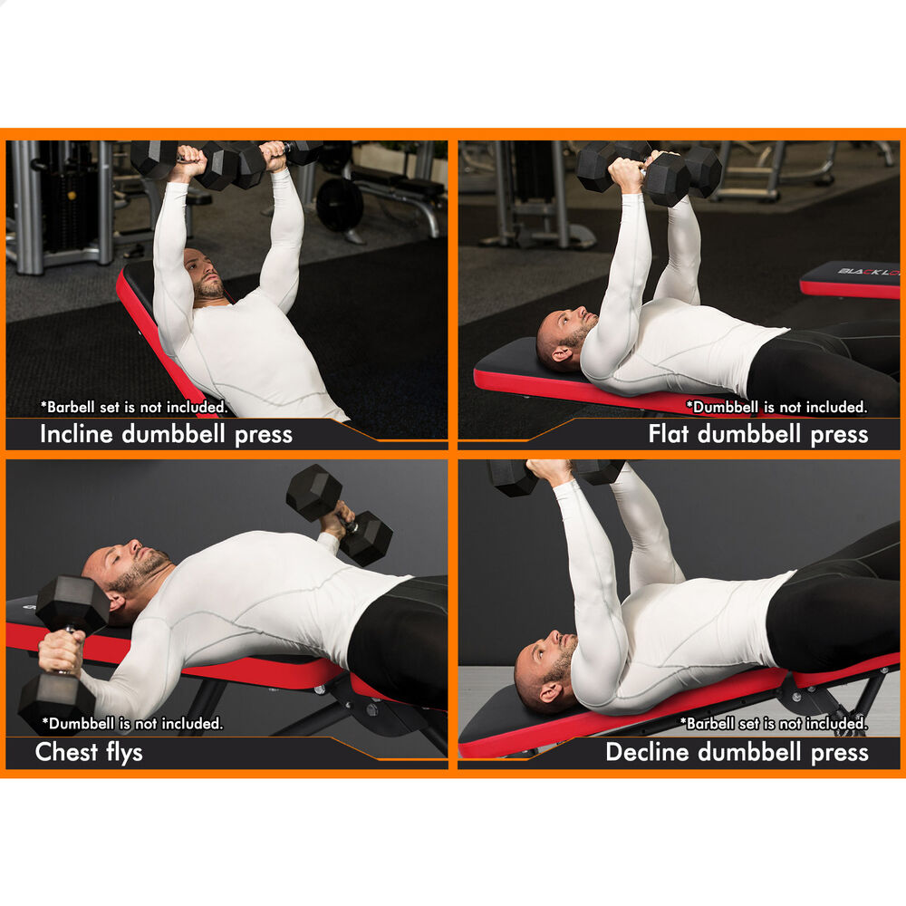 BLACK LORD Weight Bench FID Bench
