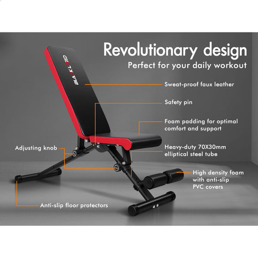 BLACK LORD Weight Bench FID Bench