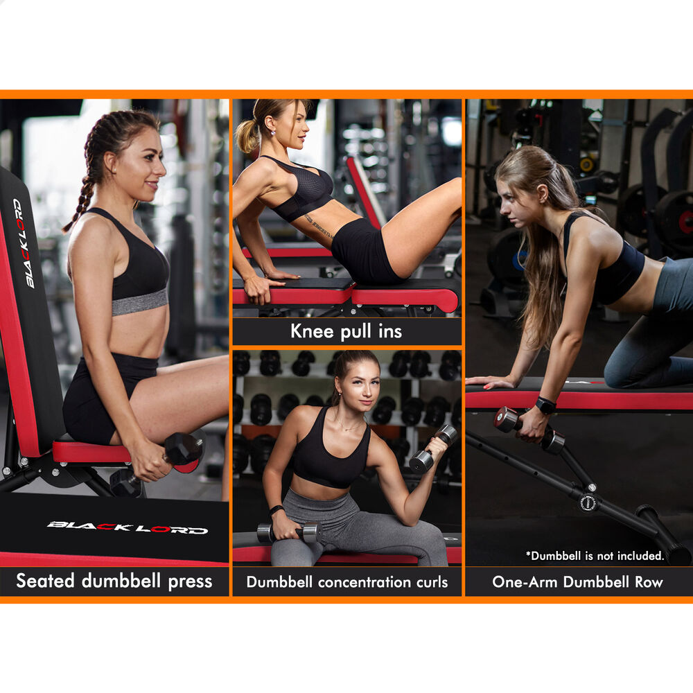 BLACK LORD Weight Bench FID Bench