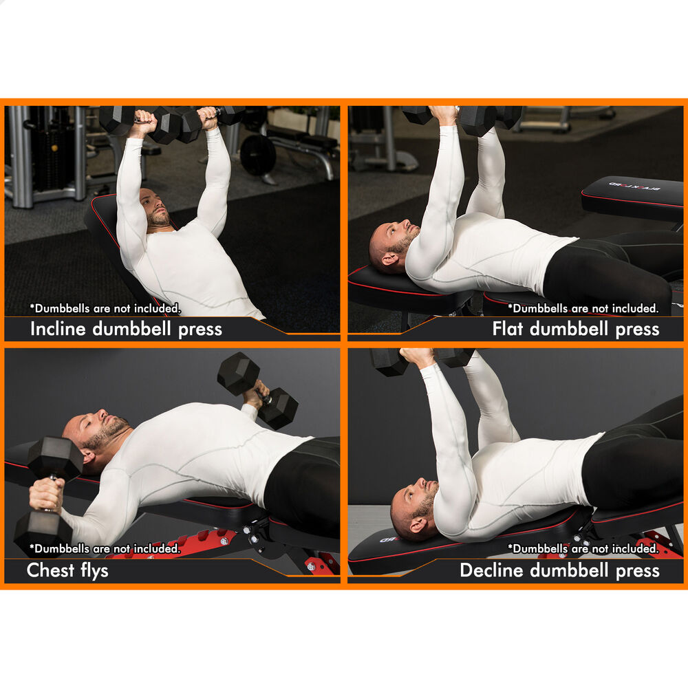 BLACK LORD Adjustable Weight Bench