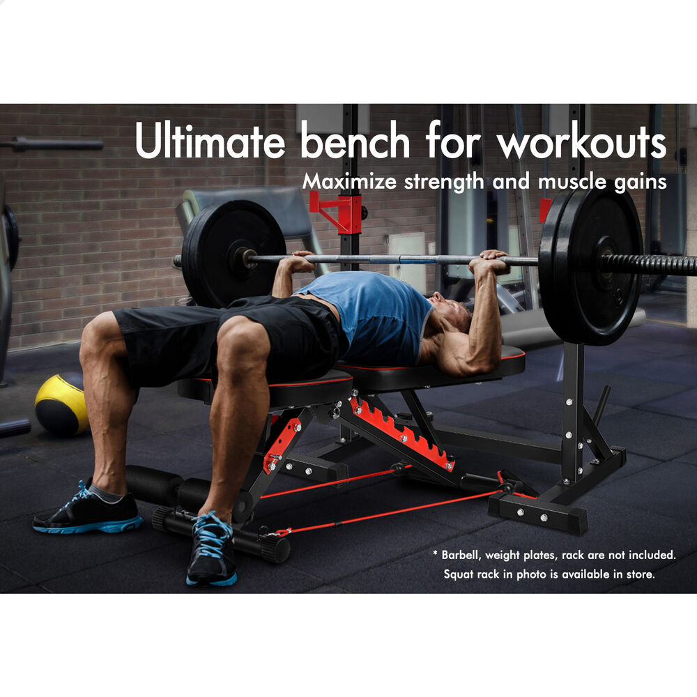 BLACK LORD Adjustable Weight Bench