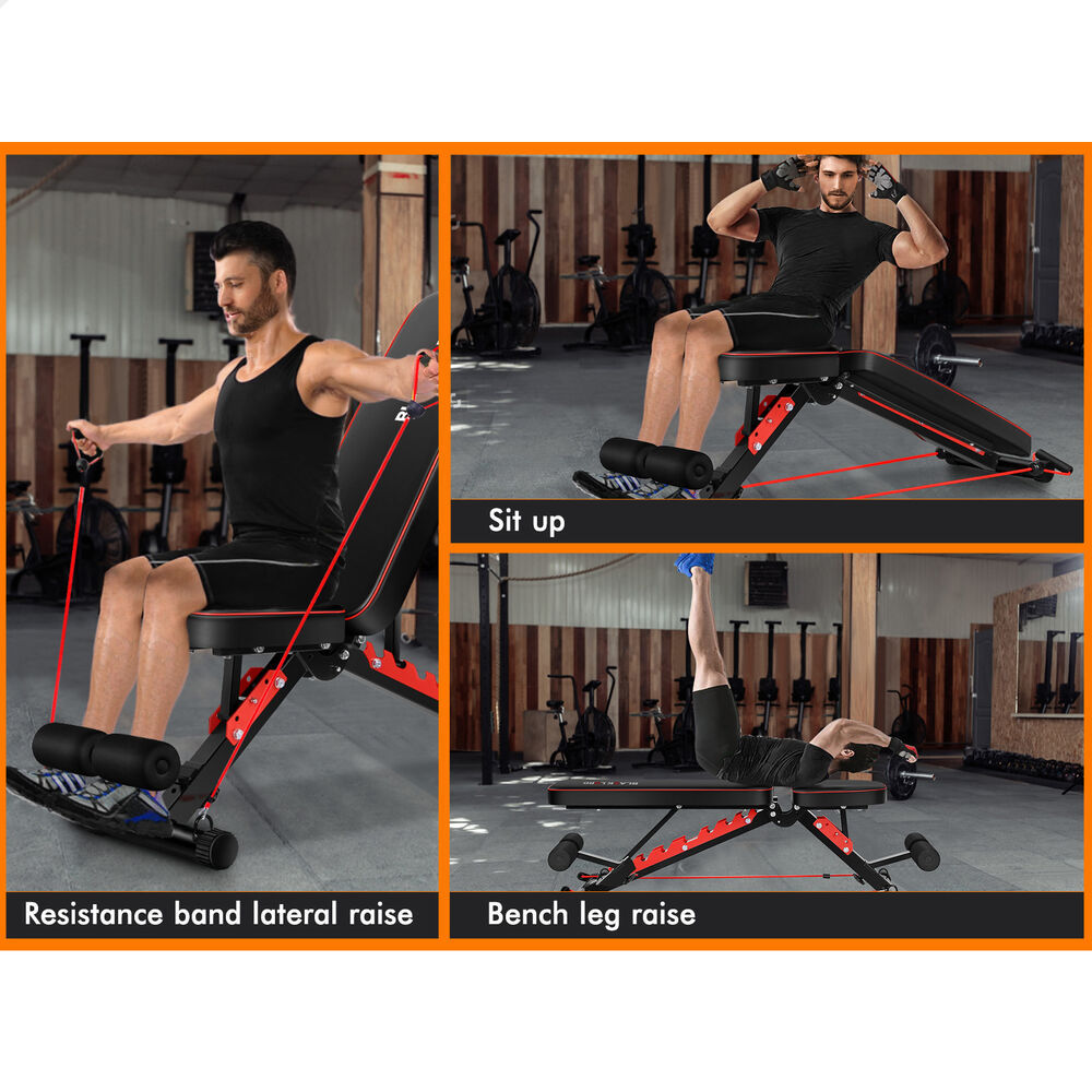 BLACK LORD Adjustable Weight Bench