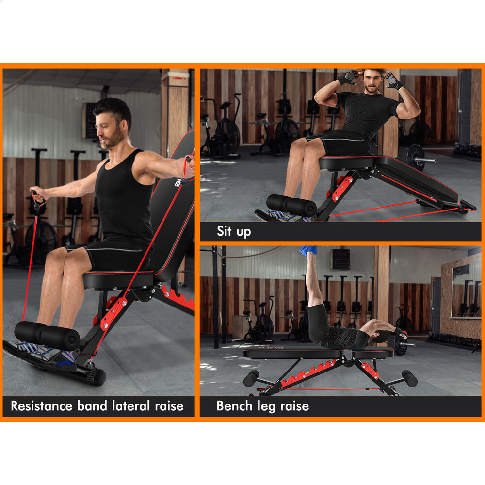 BLACK LORD Adjustable Weight Bench