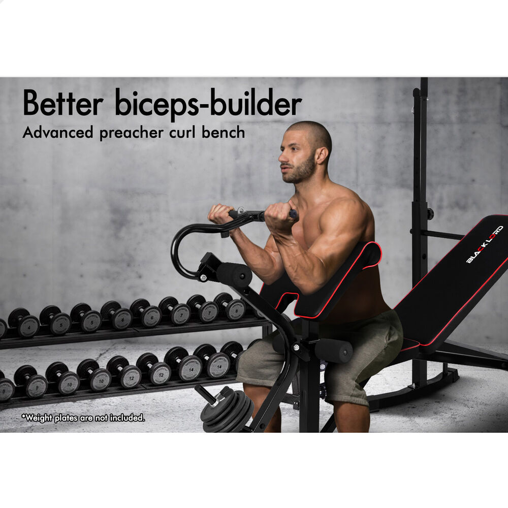 BLACK LORD Weight Bench 10in1 Multi-Station