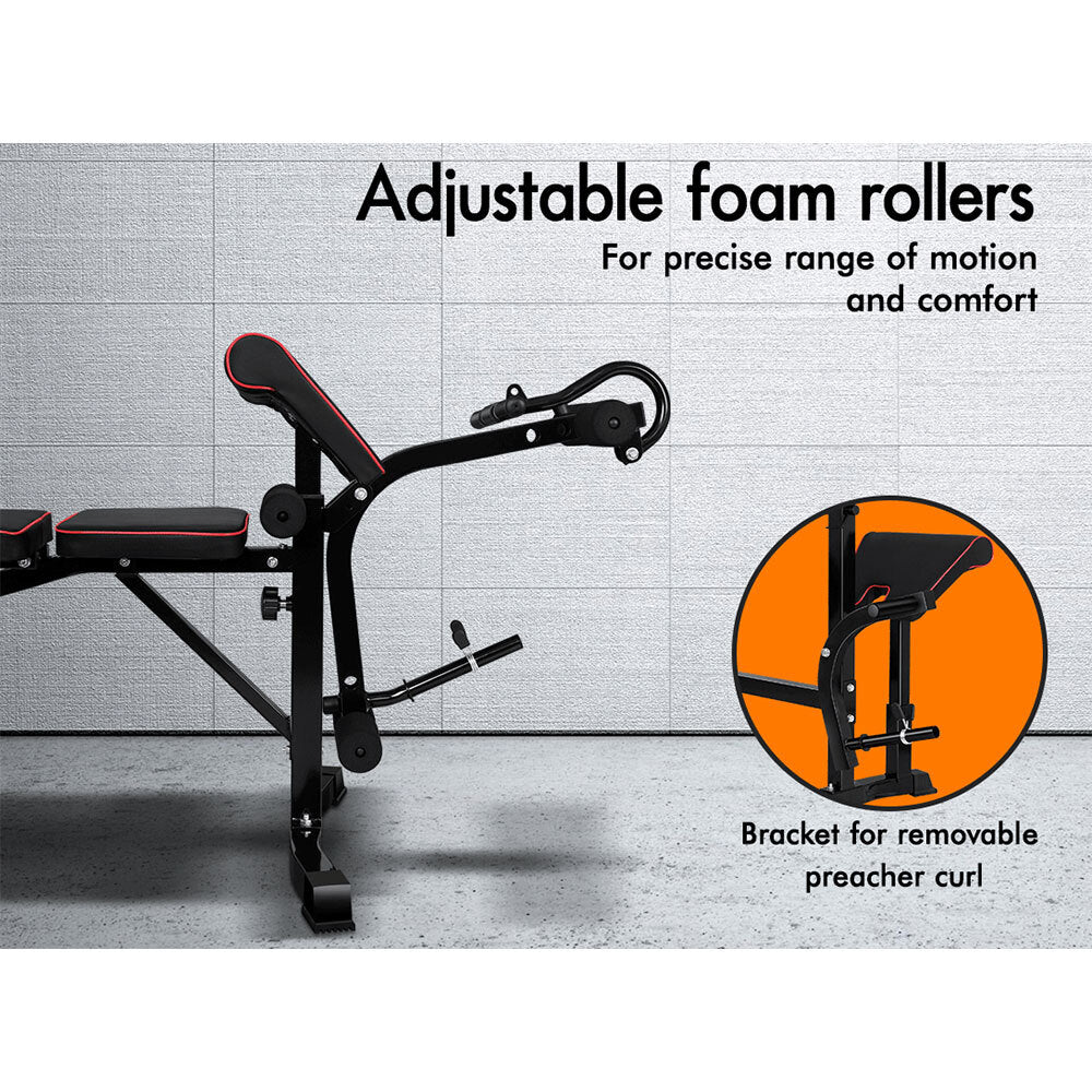 BLACK LORD Weight Bench 12in1 Press Multi-Station Fitness Home Gym Equipment