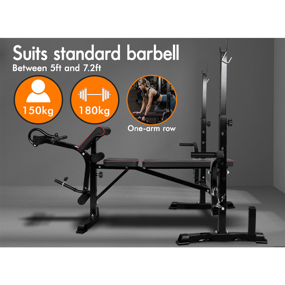 BLACK LORD Weight Bench 12in1 Press Multi-Station Fitness Home Gym Equipment