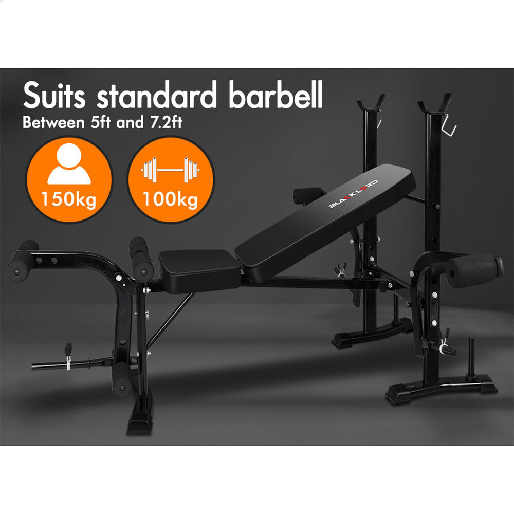 BLACK LORD Weight Bench 8in1 Multi-Station