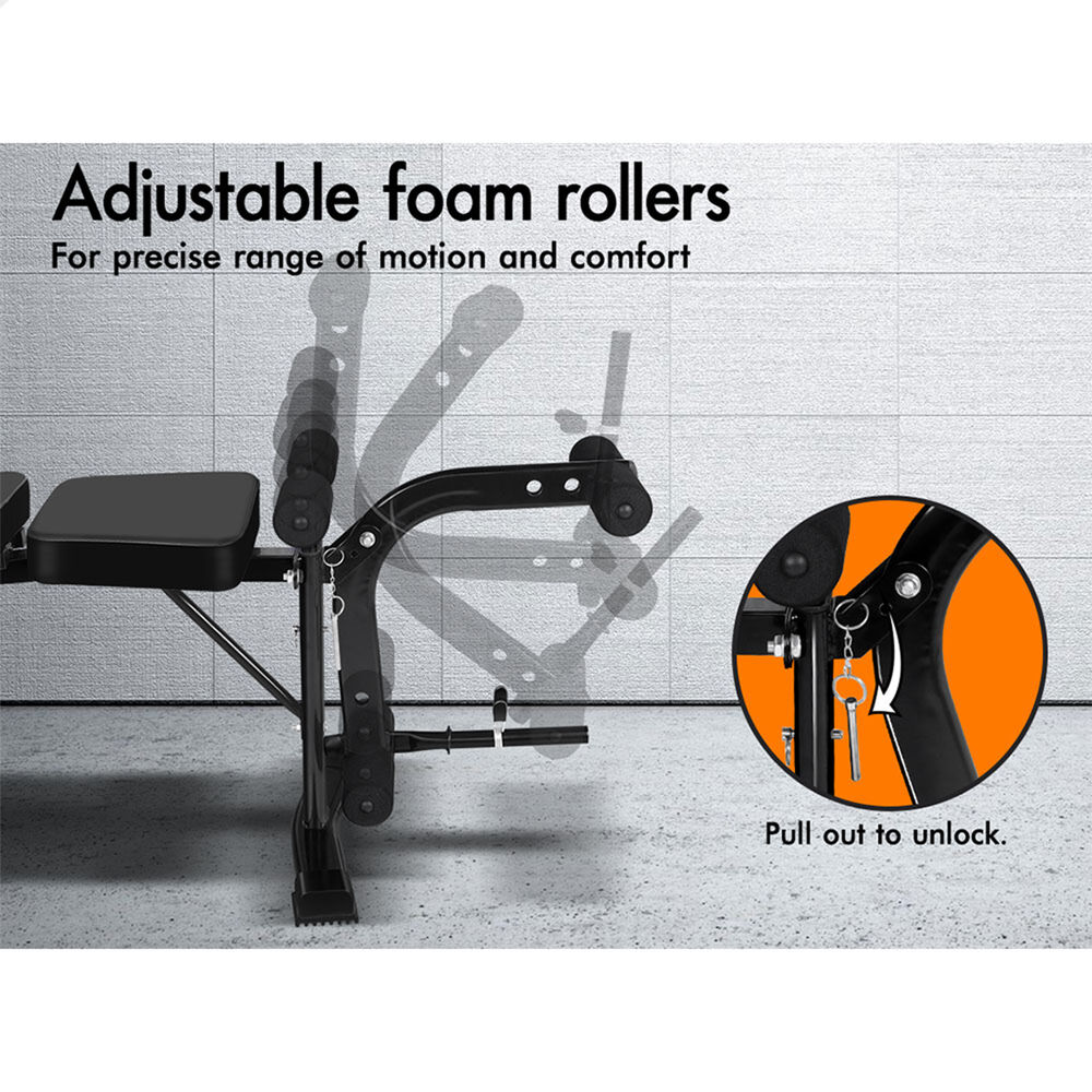 BLACK LORD Weight Bench 8in1 Multi-Station