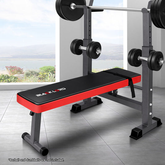 BLACK LORD Weight Bench Squat Rack Press
