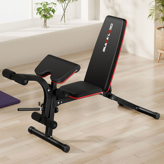 BLACK LORD Weight Bench Adjustable FID Bench Fitness Flat Incline Decline Gym