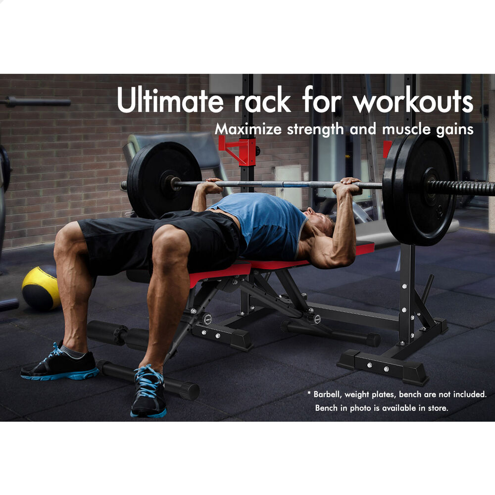 BLACK LORD Squat Rack Weight Bench