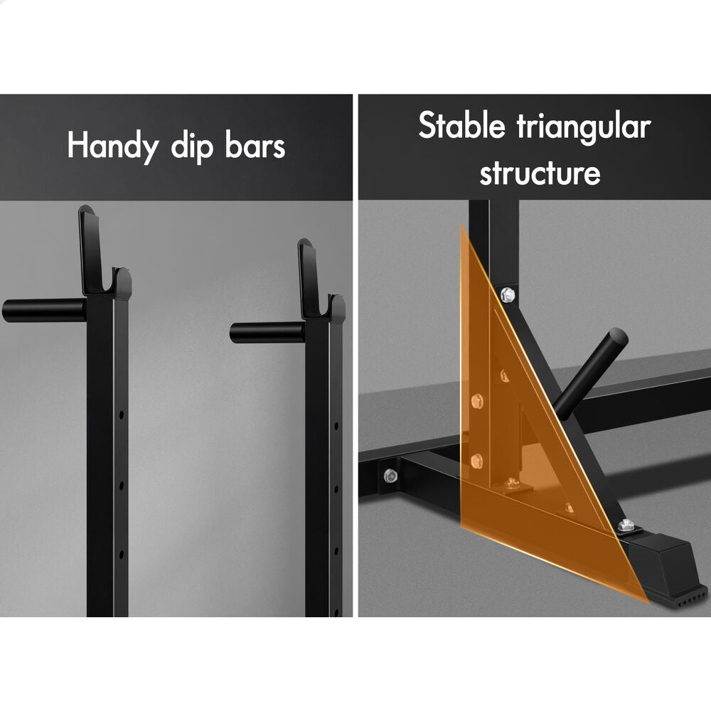 BLACK LORD Squat Rack Weight Bench