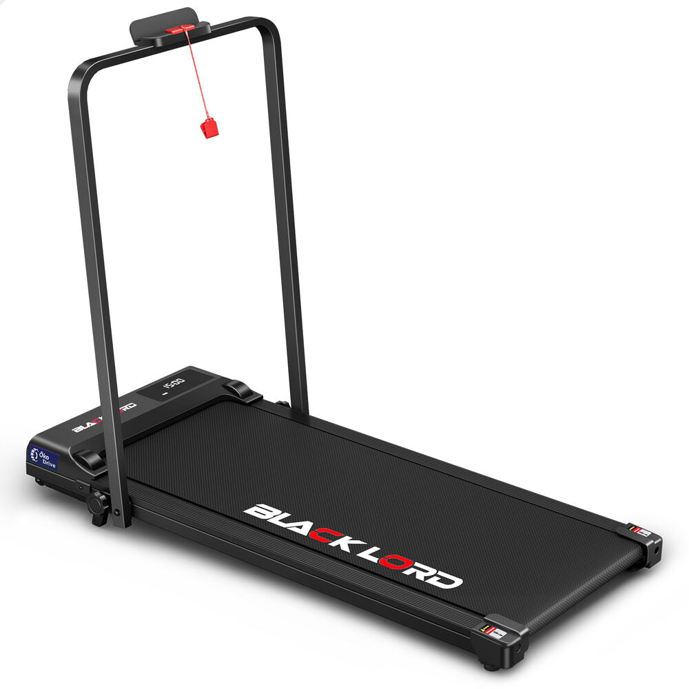 BLACK LORD Treadmill Electric Walking Pad Under Desk Home Gym Fitness Incline