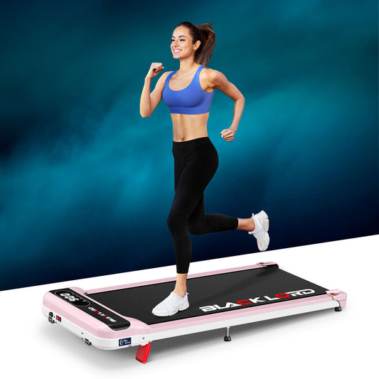 BLACK LORD Treadmill Electric Walking Pad Incline Home Gym Remote Control Pink