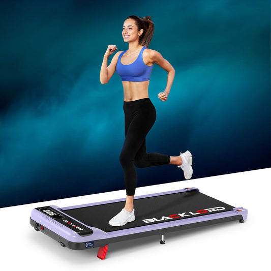 BLACK LORD Treadmill Electric Walking Pad Incline Home Gym Remote Control Purple