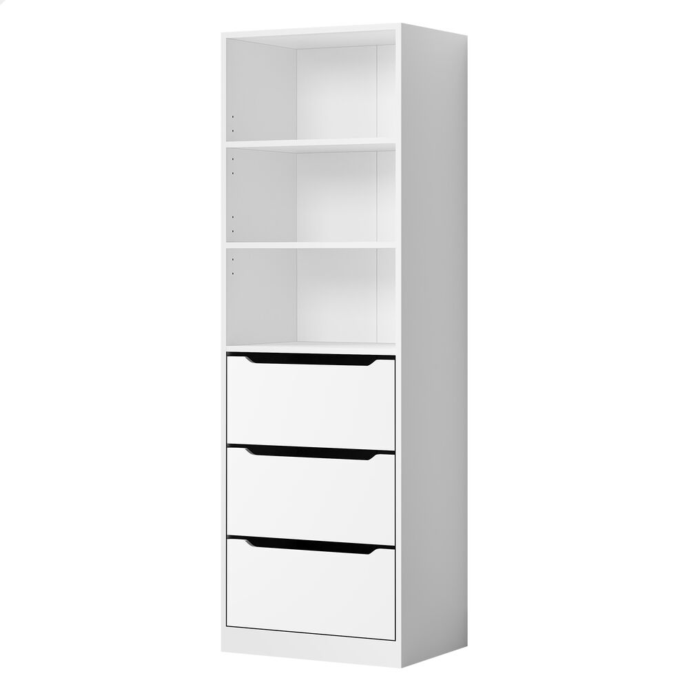 3 Drawers ALFORDSON Wardrobe Clothes Storage Cabinet White