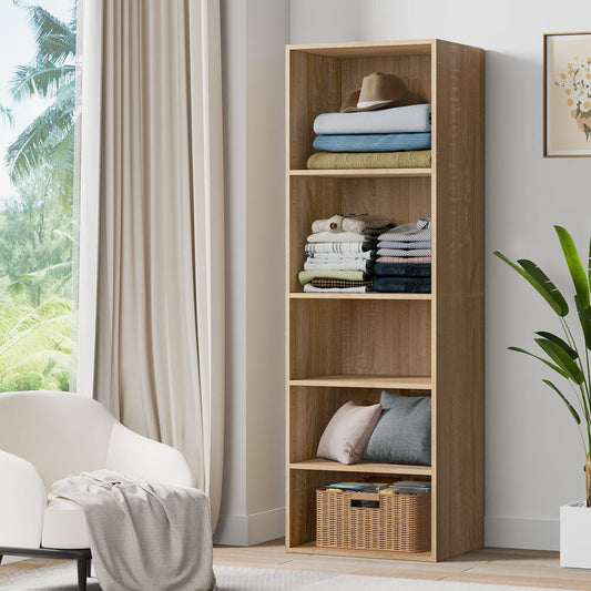 5 Shelves ALFORDSON Wardrobe Clothes Storage Cabinet Wood