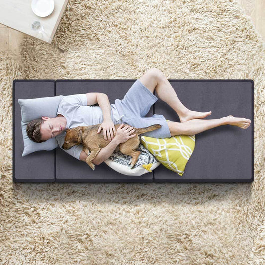 STARRY EUCALYPT Folding Mattress Foldable Sofa Lounge Foam Chair Portable Single