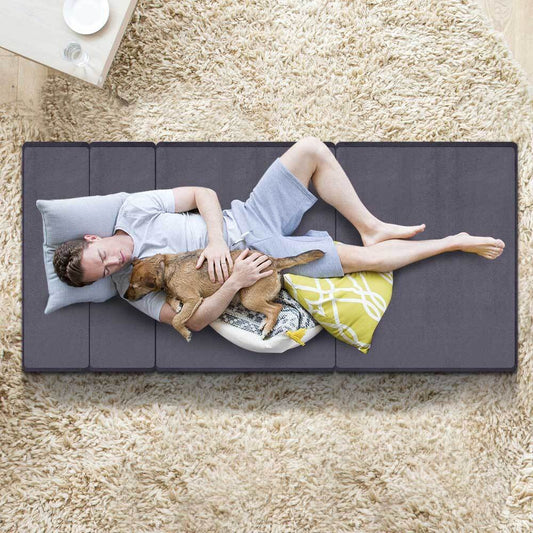 STARRY EUCALYPT Folding Mattress Foldable Sofa Lounge Foam Chair Portable Single