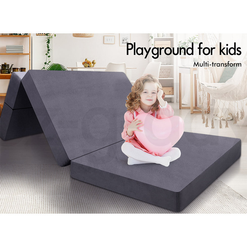 STARRY EUCALYPT Folding Mattress Foldable Sofa Lounge Foam Chair Portable Single
