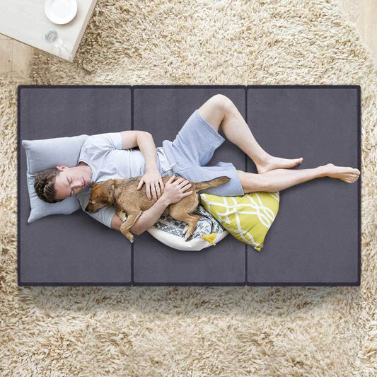 STARRY EUCALYPT Folding Mattress Foldable Sofa Lounge Foam Chair Portable Double