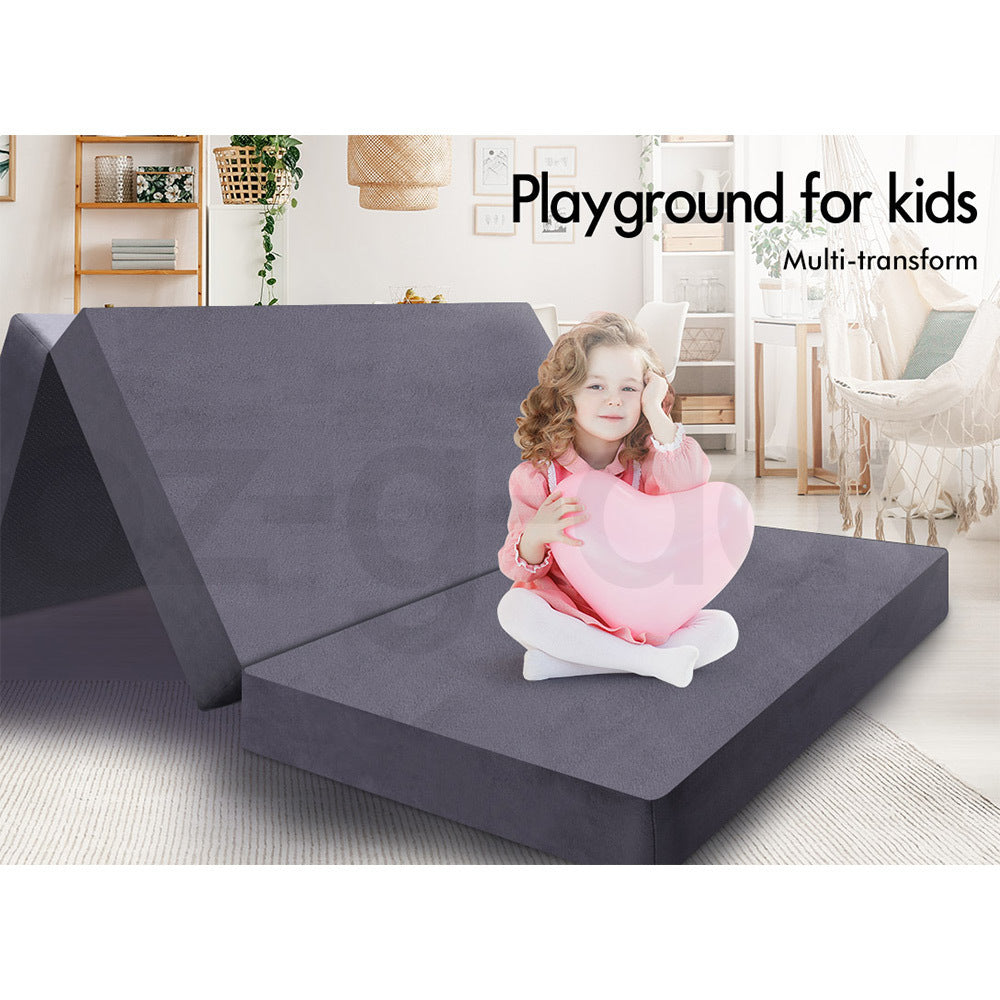 STARRY EUCALYPT Folding Mattress Foldable Sofa Lounge Foam Chair Portable Double