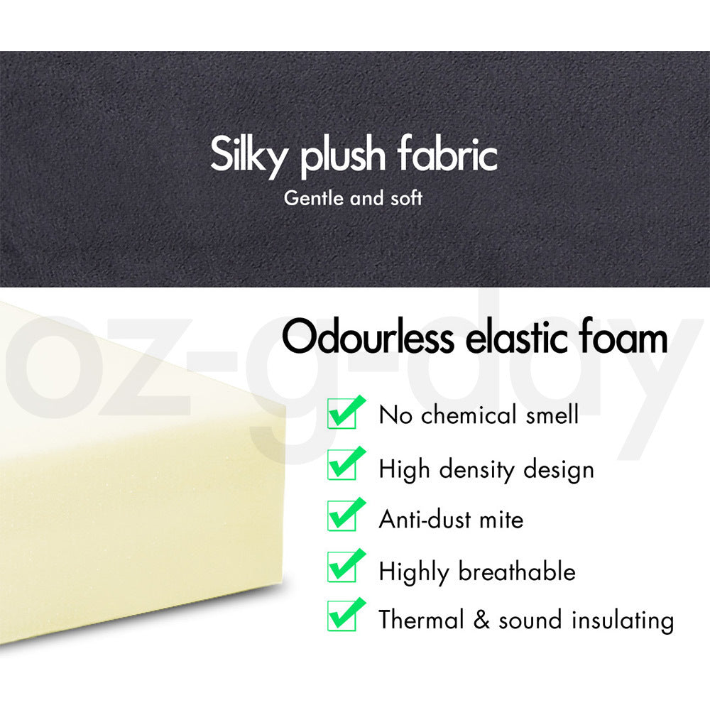 STARRY EUCALYPT Folding Mattress Foldable Sofa Lounge Foam Chair Portable Single