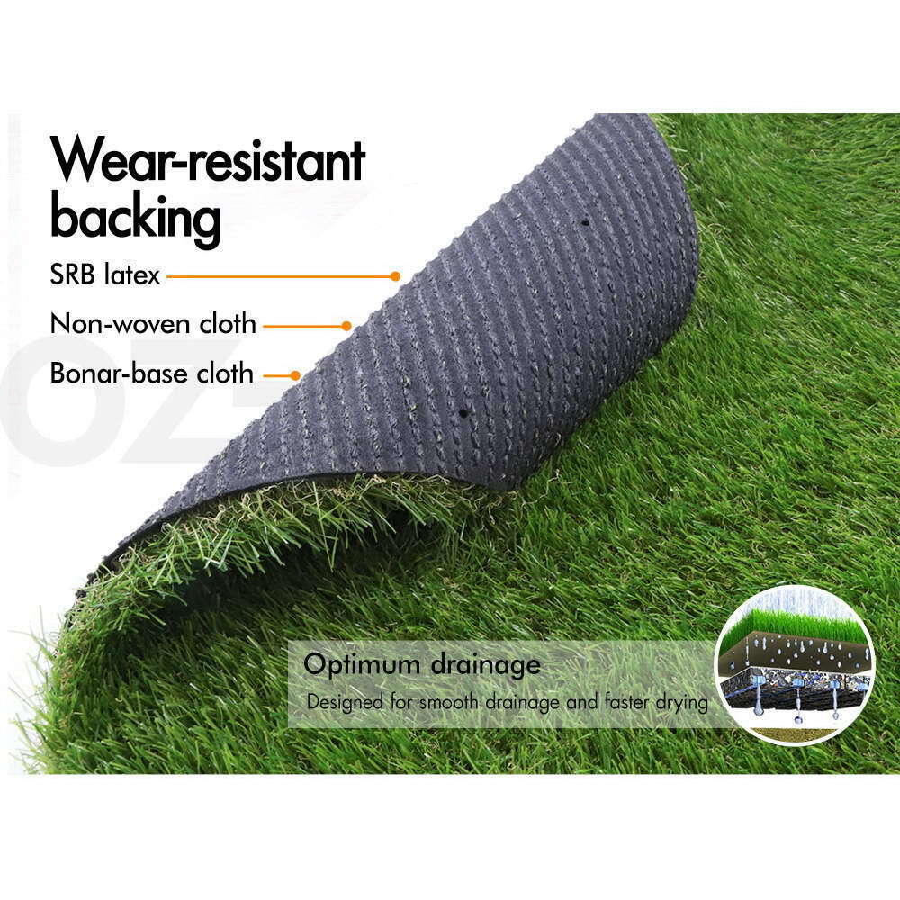 OTANIC Synthetic Turf 45mm 1x10m GLOSS Artificial Grass 10 SQM Roll Fake Yarn